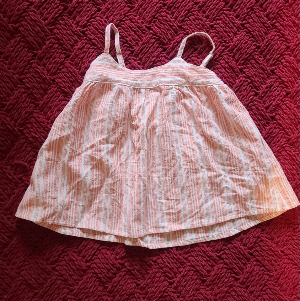 Nwt Vignette Katie tank pinkish orange striped size 4t